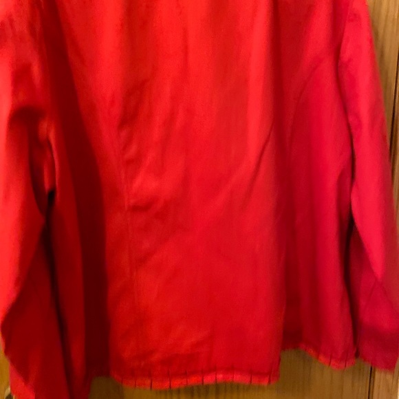 NWT Life Style Women’s red jacket - Picture 7 of 7